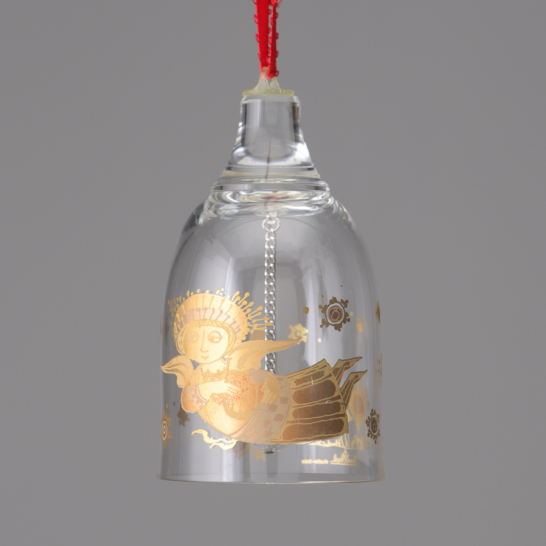 Rosenthal Christmas-Bell in Glass. 