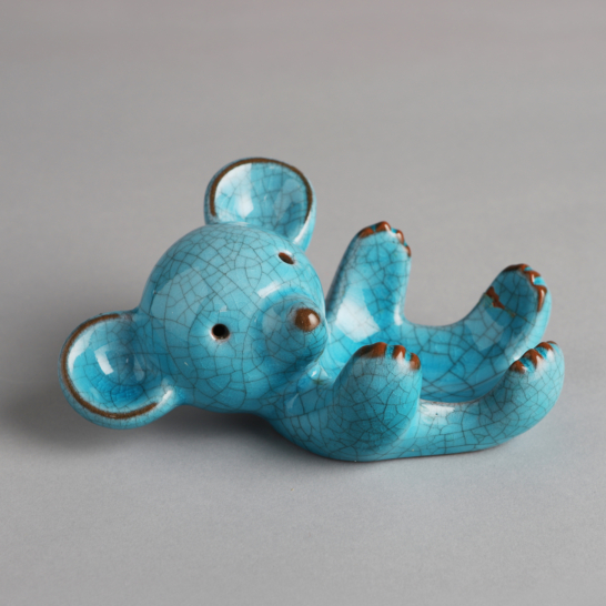 Crackle glaze elephant AshTray