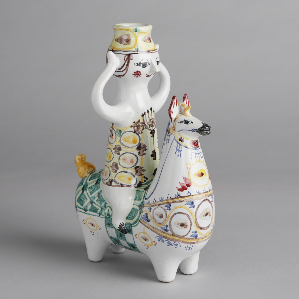 "Rider on Horse" Candleholder