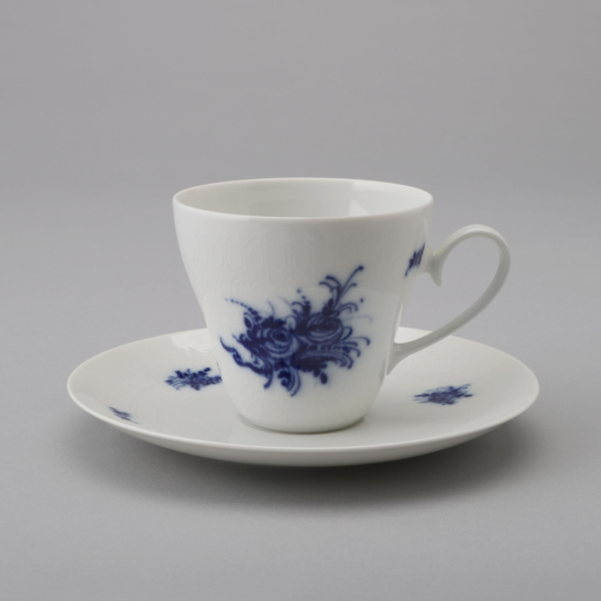 Romanze_Blau (Blue) Coffee Cup & Saucer