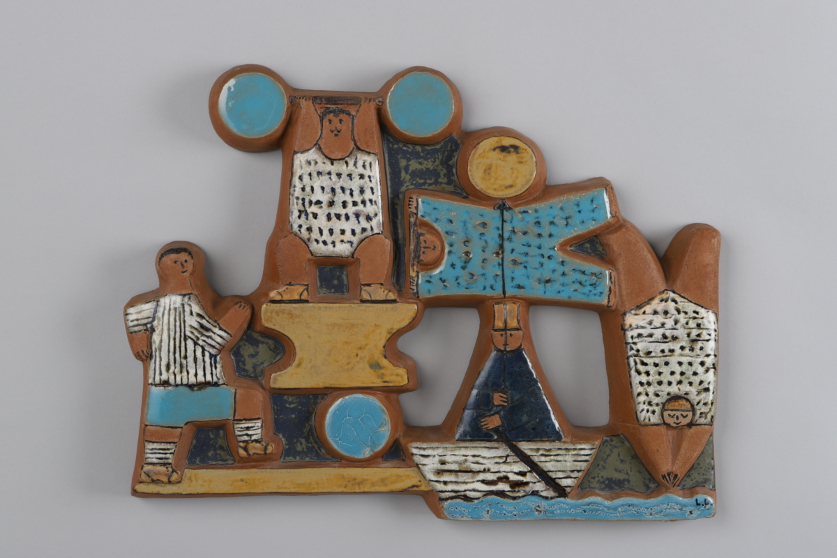 "Hälsoåret 1958 Korpen" Wall Plaque