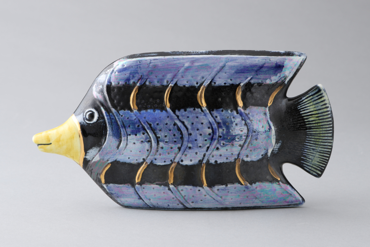 "Ocean" Series Rectangular Fish (Blue/Black)