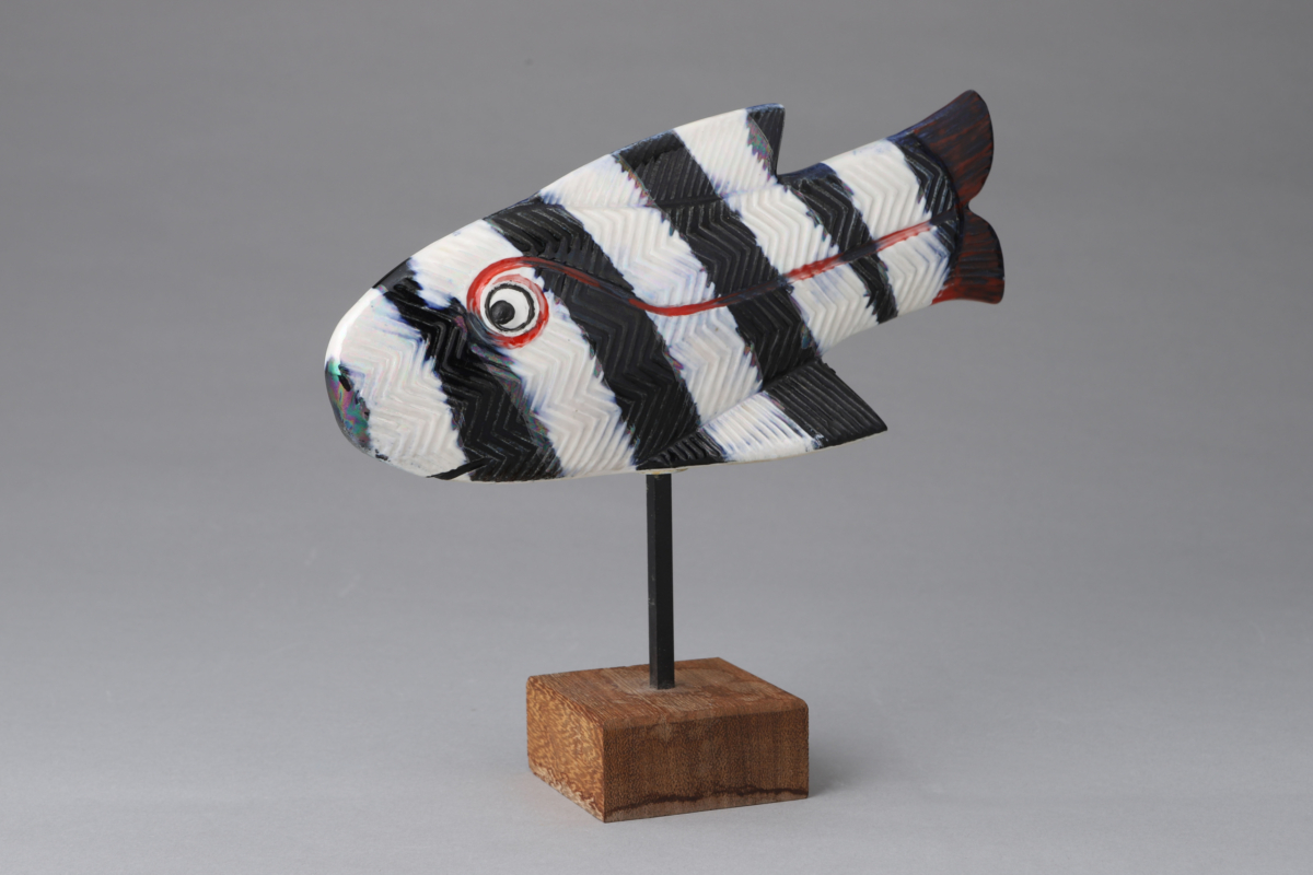 Black and White Shoe Sole Fish  from "Ocean" Series