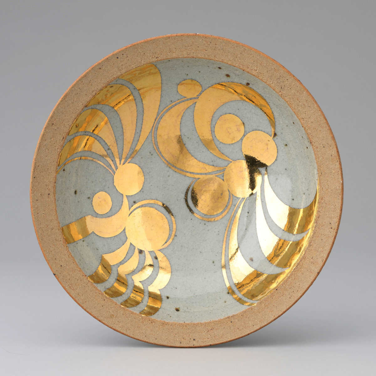 Large Bowl with Golden Motif