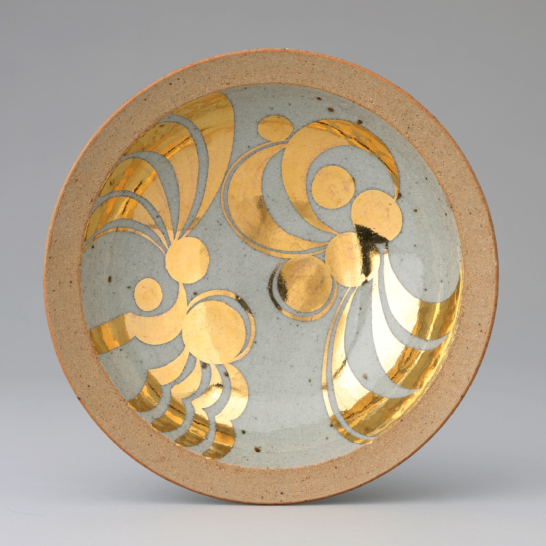Large Bowl with Golden Motif