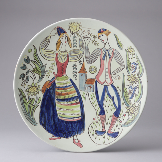 Folk Dance Wall Plate