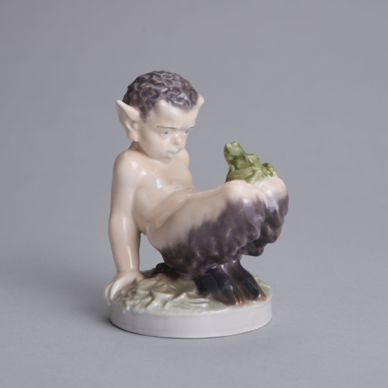 Faun with Frog