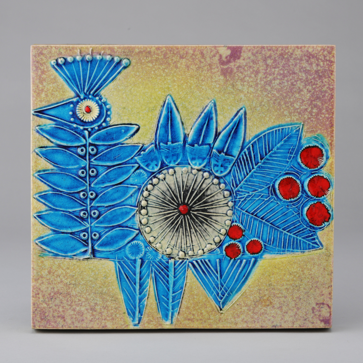Wall plaque "Tuppfågel(Rooster)"