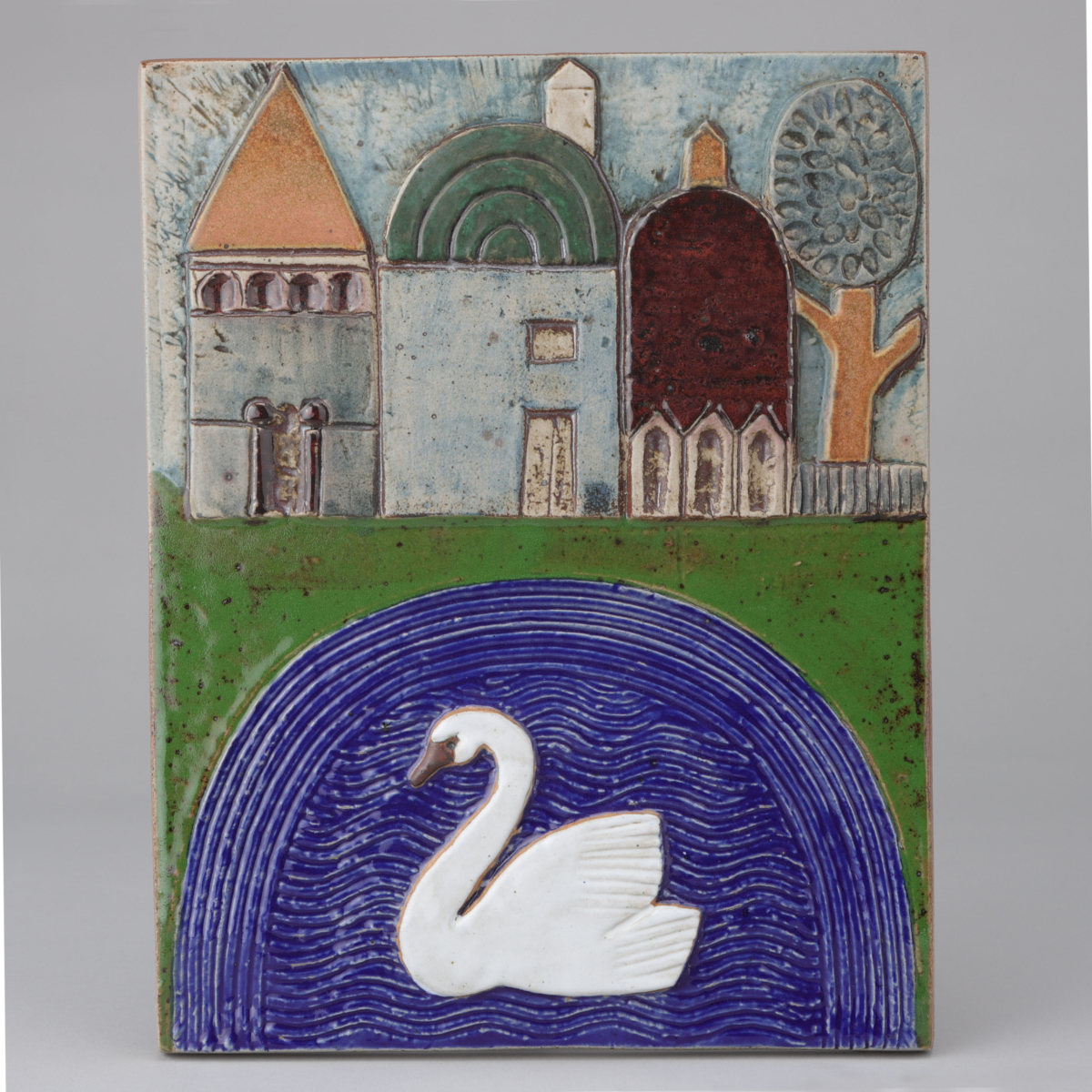 "Swan" Wall Plaque