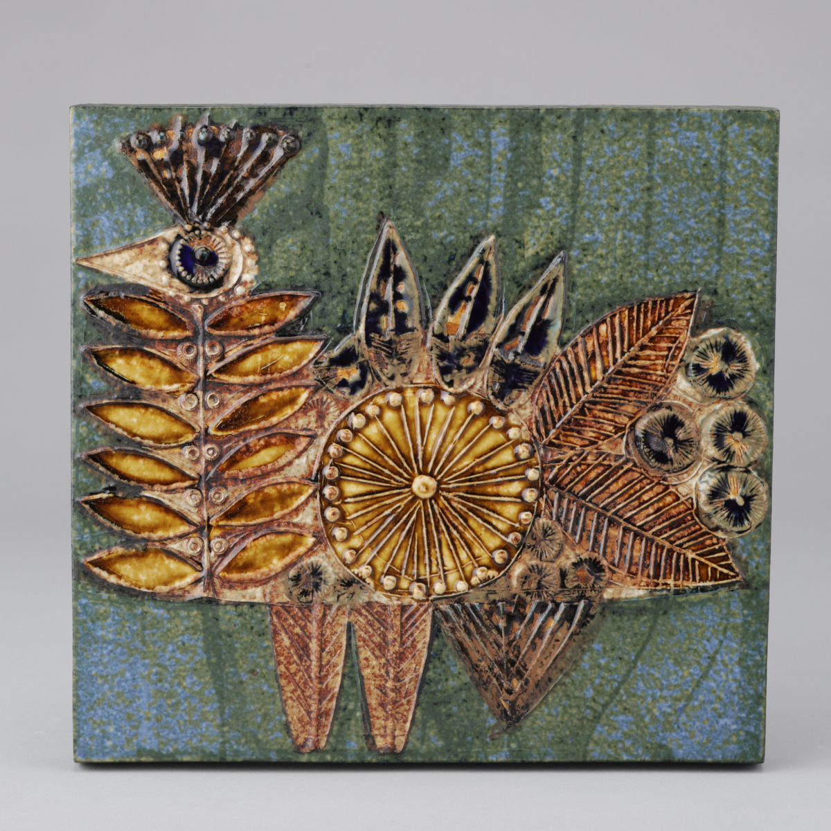 Wall plaque "Tuppfågel(Rooster)"