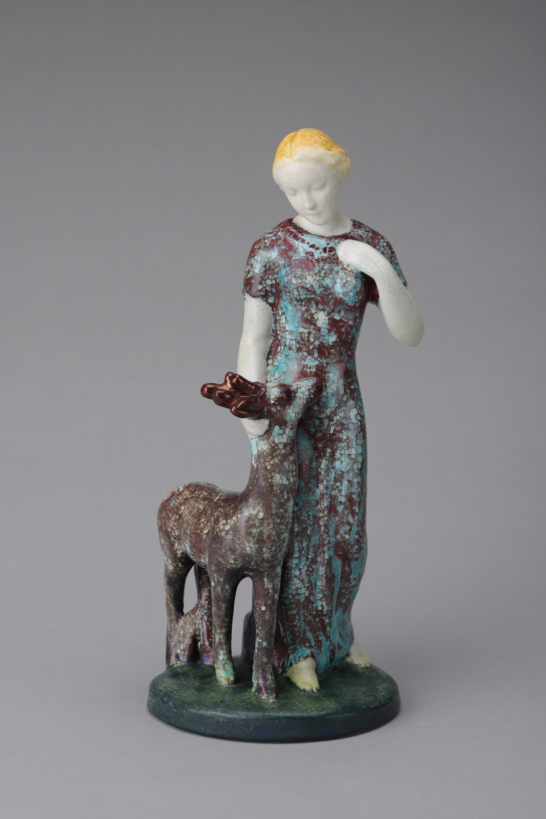 Lady with Deer