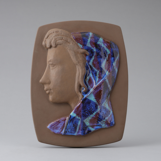 Wall Plate, Woman's Side Face