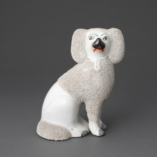 Staffordshire dog ceramic figurine