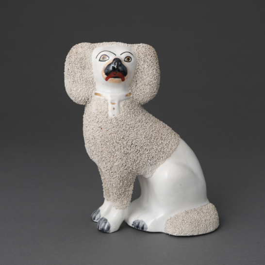 Staffordshire dog ceramic figurine