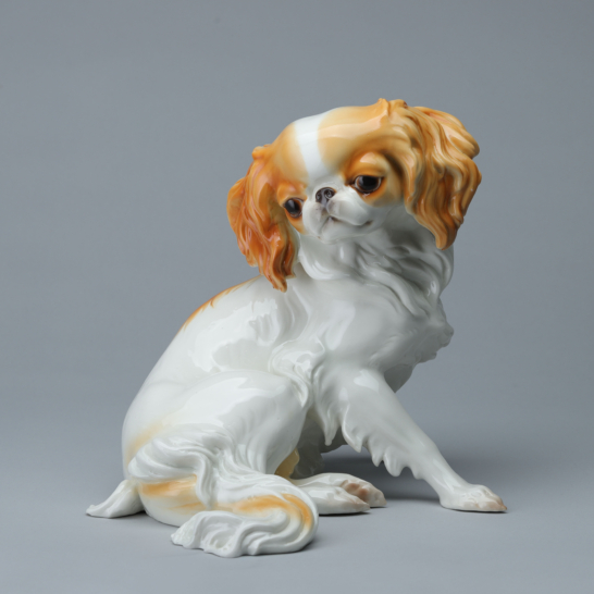 Nymphenburg Pekingese Chin Dog Figurine