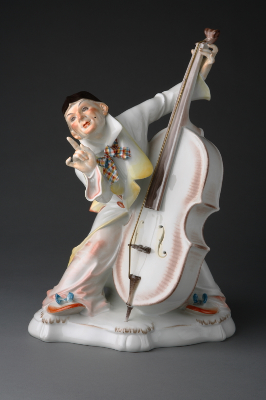 Comedian with Double Bass (Komödiant mit Bassgeige)