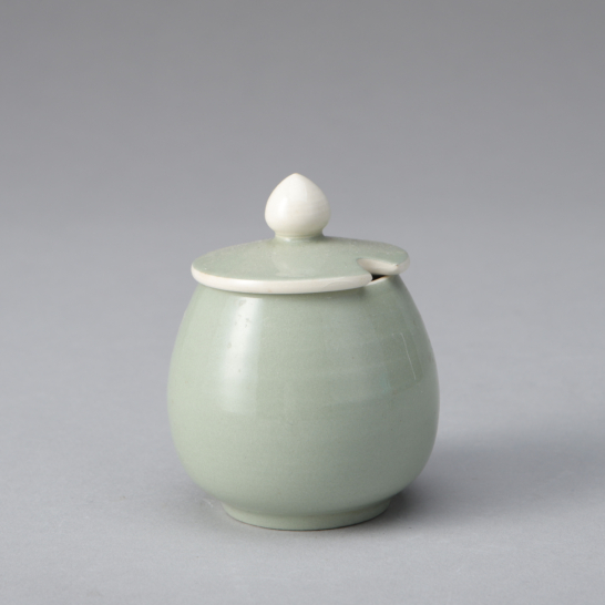 Lidded Mustard Pot