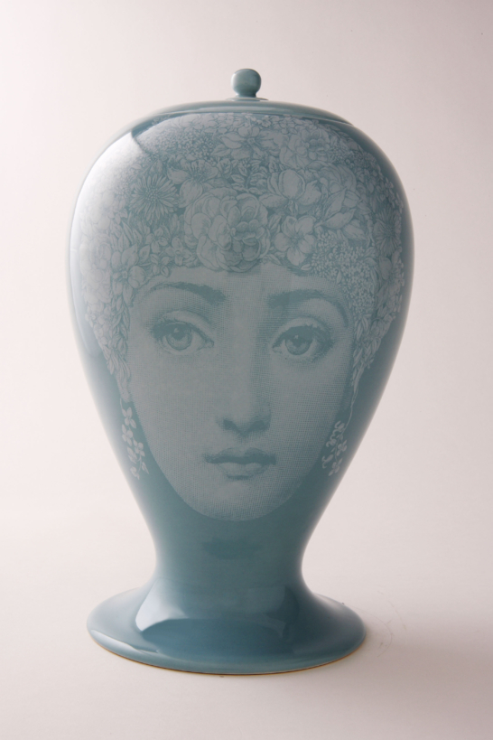 Fornasetti BITOSSI Sky Blue Vase